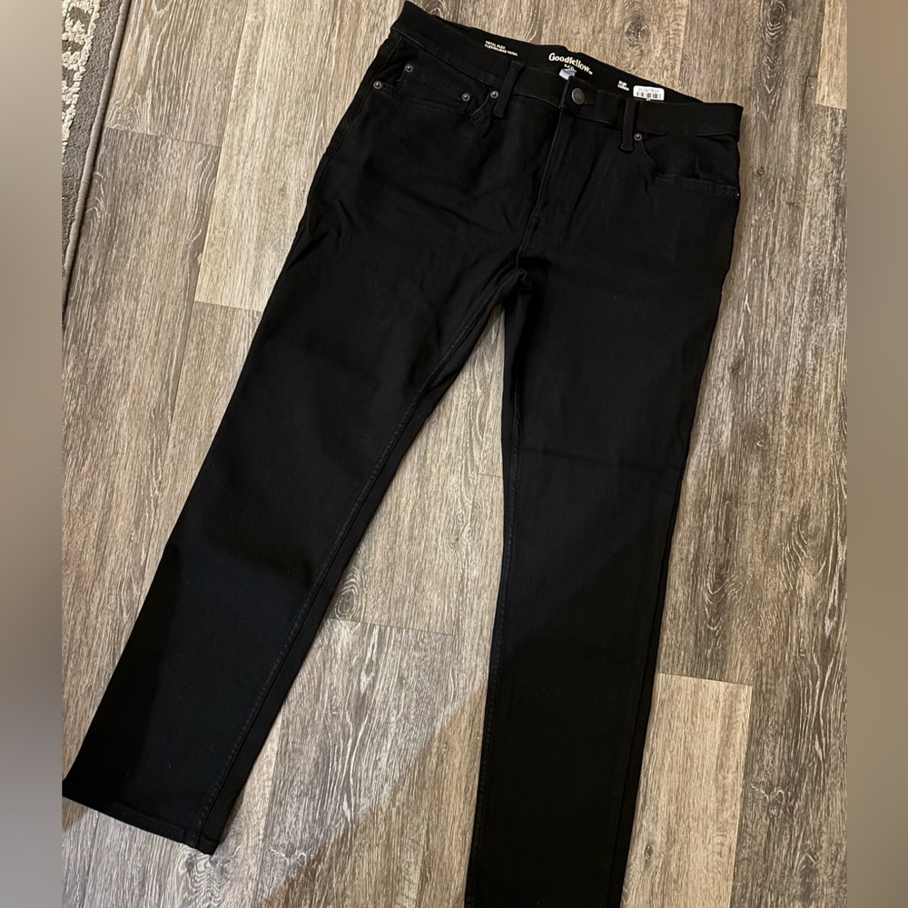 Goodfellow & Co Black Slim Total Flex Jeans Sz 38X30